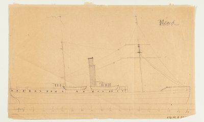 Dampfschiff NJORD von Per Wilhelm Cedergren